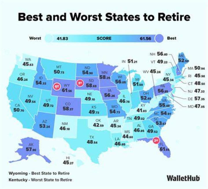12 Best States to Retire in 2021 Retired in America