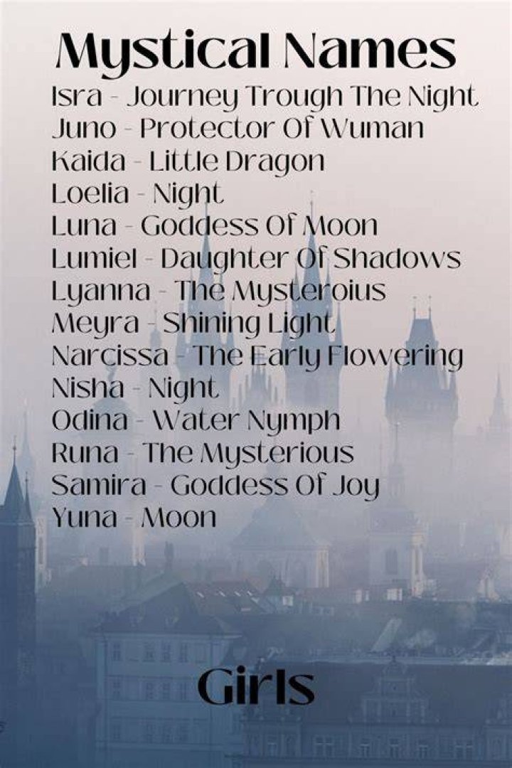 82 Mystical and Mysterious Names For Your Baby EverythingMom