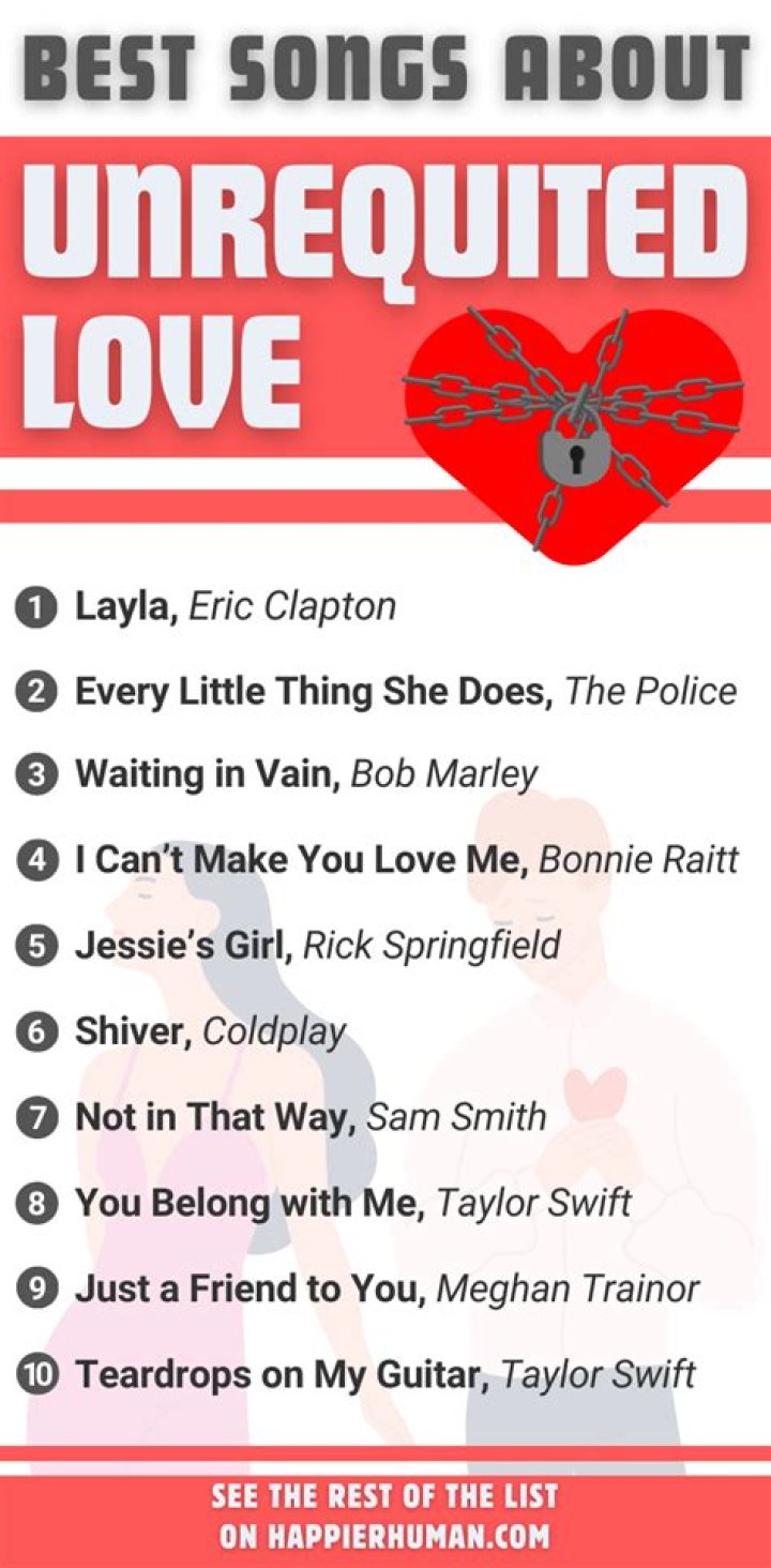 91 Best Songs About Unrequited Love Teen Vogue
