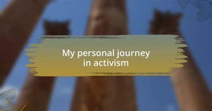 A Journey Of Courage And Activism