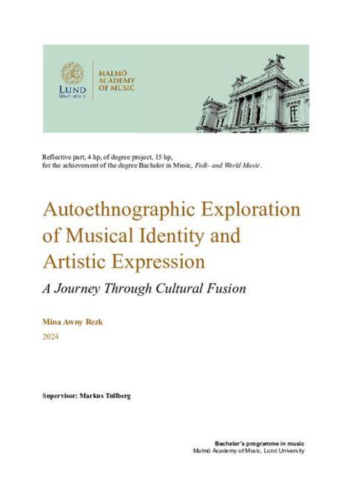 A Journey Of Identity And Artistic Expression