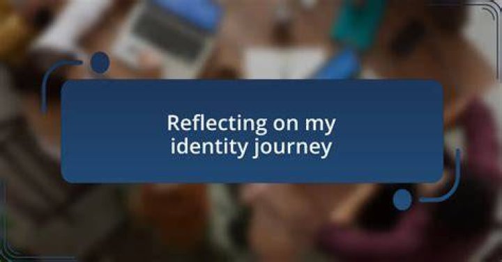 A Journey Of Identity And Heritage