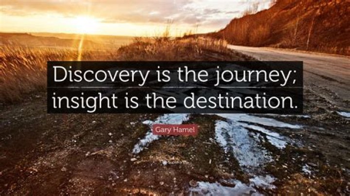 A Journey Of Insight And Discovery