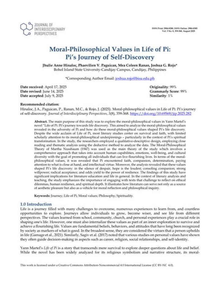 A Journey Of Philosophical Discovery