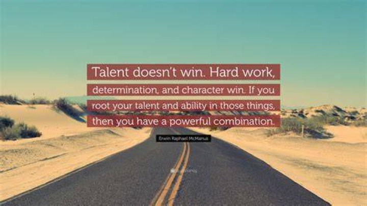 A Tale Of Talent And Determination