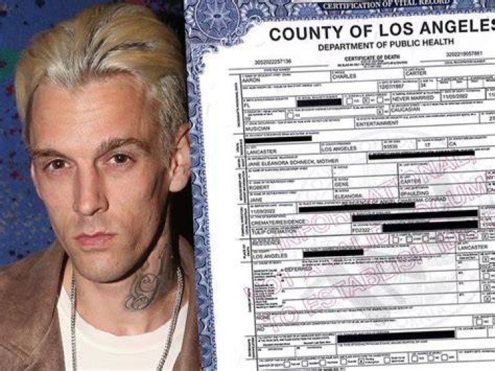 Aaron Carter Autopsy & Death Photos Depression Led To Death