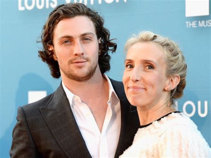 Aaron TaylorJohnson & Wife Sam Spend Sunday with Their Kids! Photo