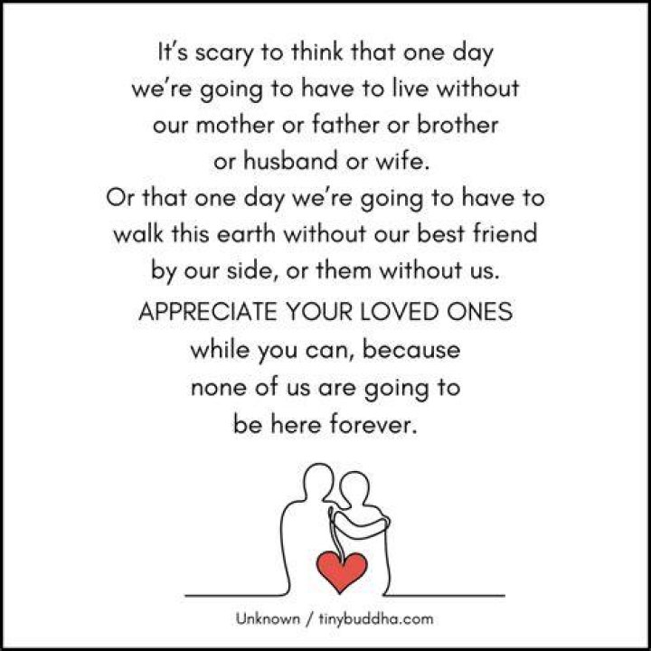 Appreciate Your Loved Ones While You Can, Because None Of Us Are Going