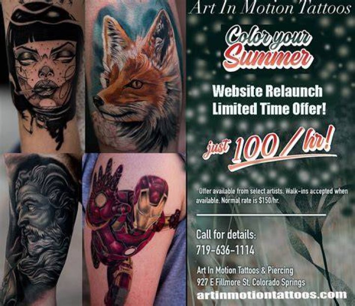  Art In Motion Tattoos