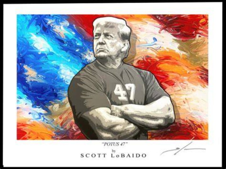 Artist Scott LoBaido puts finishing touches on 51st Island flag
