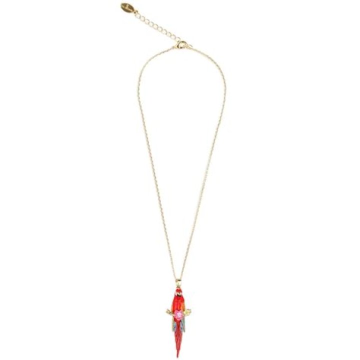 Bill Skinner, Tropical Parrot pendant. £62.