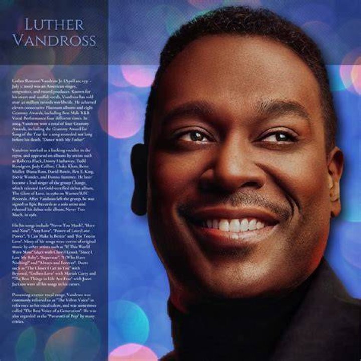 Black Kudos &bull; Luther Vandross Luther Ronzoni Vandross, Jr....