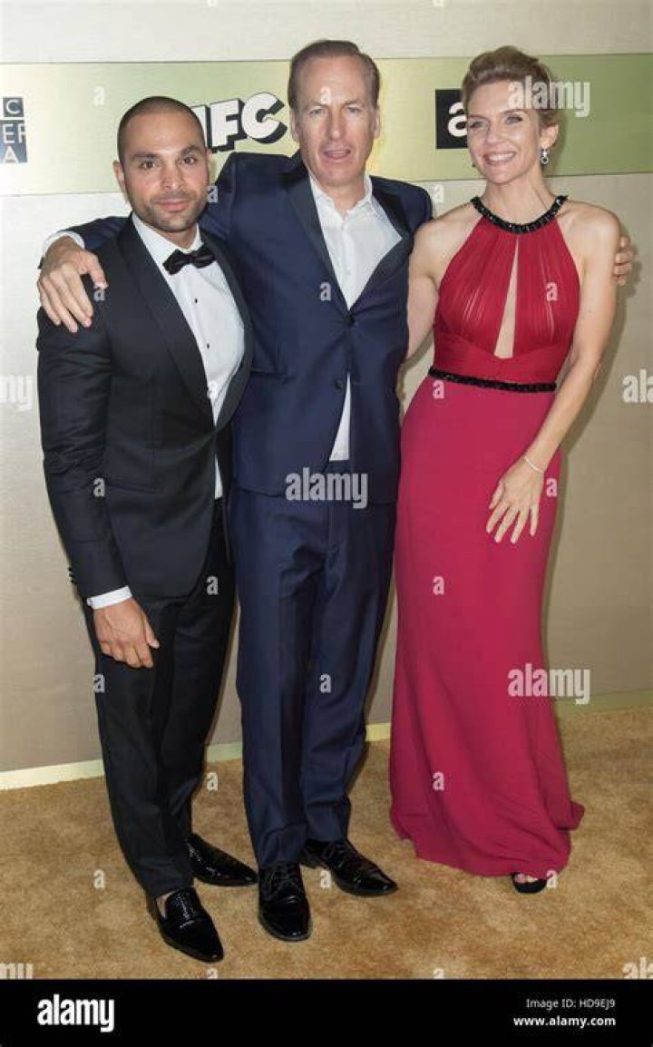 Bob Odenkirk, Michael Mando and Rhea Seehorn at AMC Networks&rsquo; 68th
