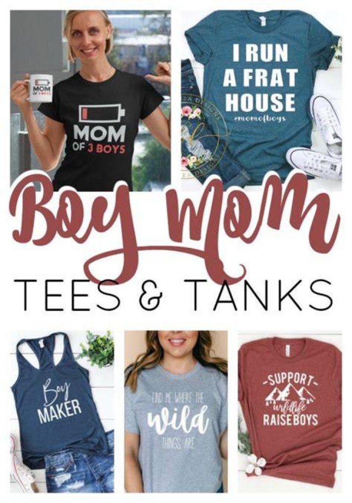 BOY MOM Replique Tees