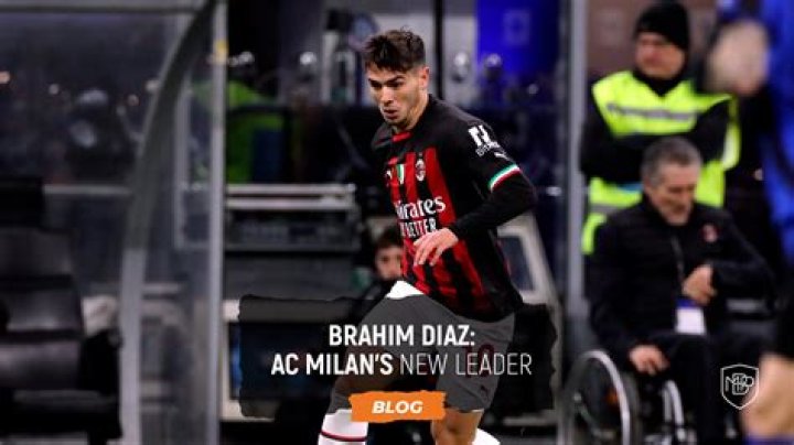 Brahim D&iacute;az in focus AC Milan