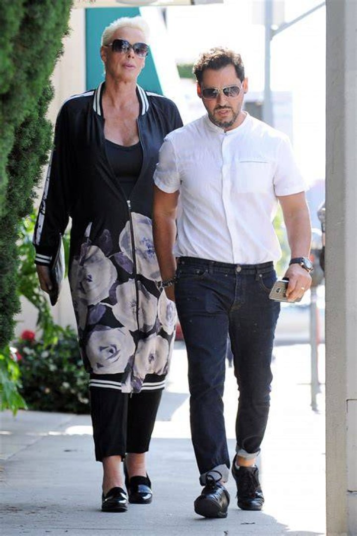 Brigitte Nielsen Steps Out with Husband Mattia Dessi