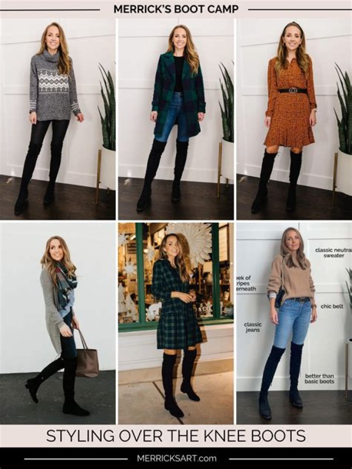 Can a 50 year old wear over the knee boots?