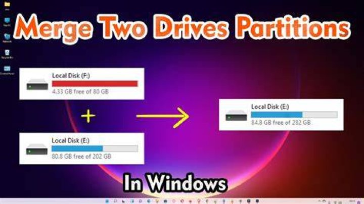 Can I merge two disk partitions?