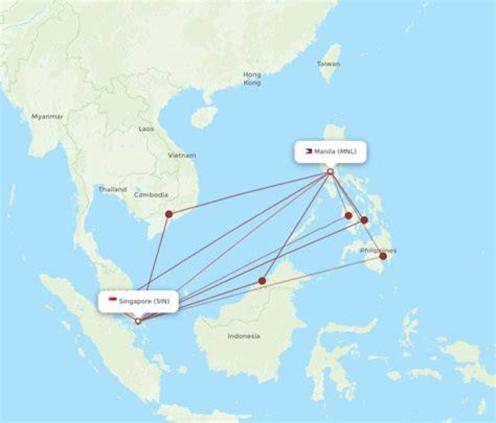 Can you fly from Manila to Singapore?