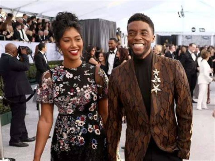Chadwick Boseman&rsquo;s wife Taylor Simone Ledward accepts his posthumous Emmy