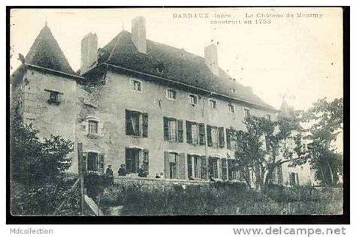 Chateau de Maximy Barraux, Isère Huile sur panneau Po…