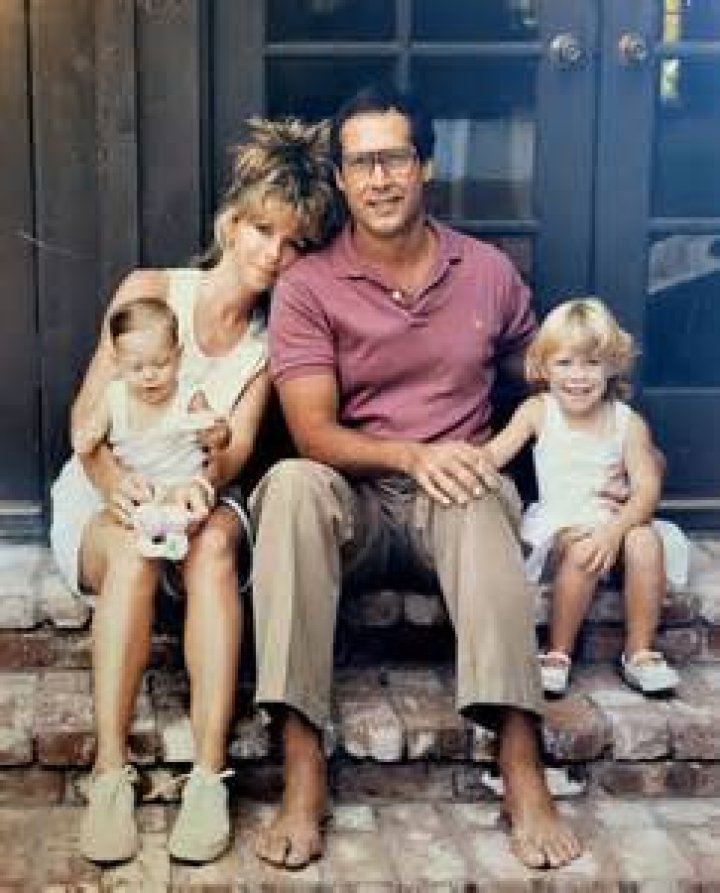 Chevy Chase's children: Bryan, Cydney, Caley, and Emily Chase