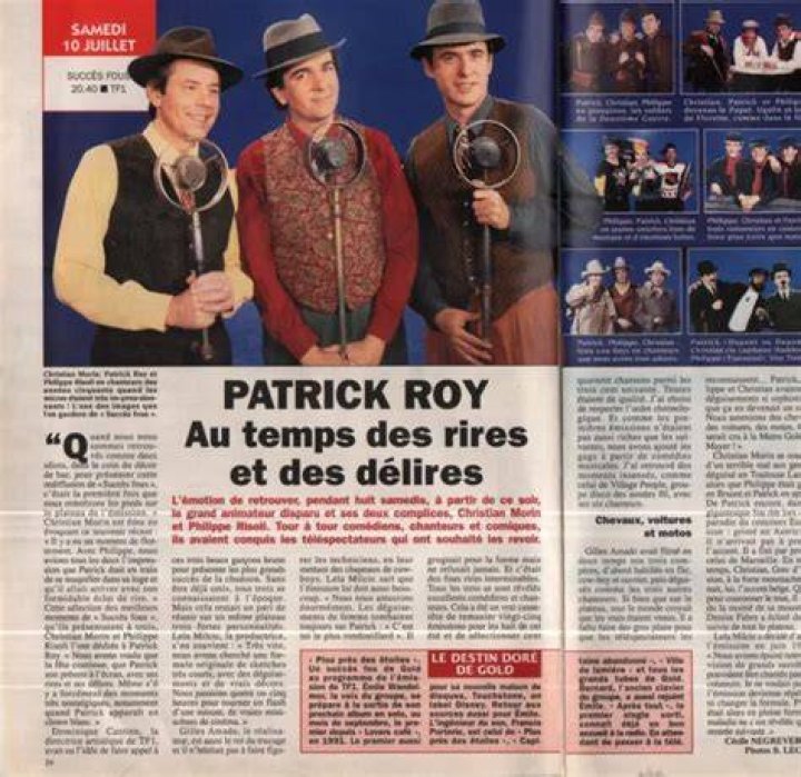 COUPURE DE PRESSE 1993 PATRICK ROY Karine sa fiancée raconte son