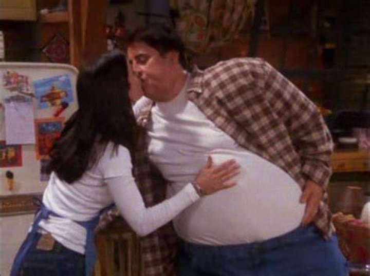 Did Joey ever kiss Monica?