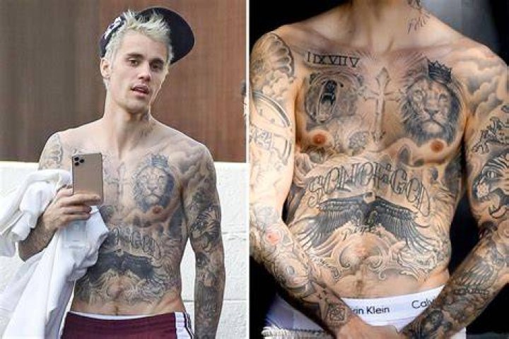 Did Justin Bieber just get a face tattoo?