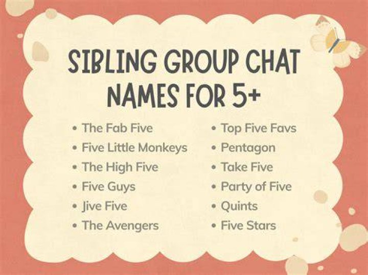 Discover Enchanting Sibling Group Chat Names