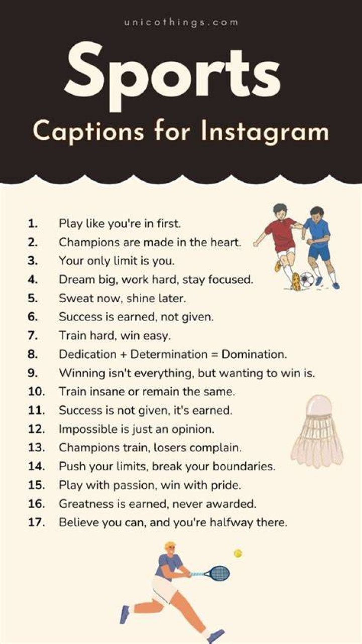 Discover The Art Of Irresistible Funny Sport Captions