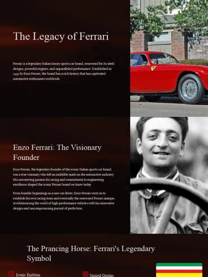 Discover The Visionary Behind Ferrari's Legacy
