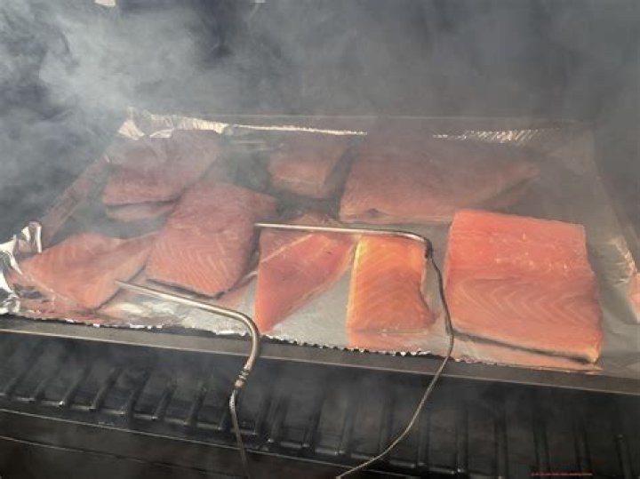 Do you flip salmon when smoking?