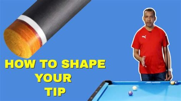 Do you need to shape a new cue tip?