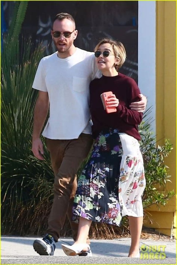 Emilia Clarke and Boyfriend Charlie McDowell Kiss During Afternoon Outing
