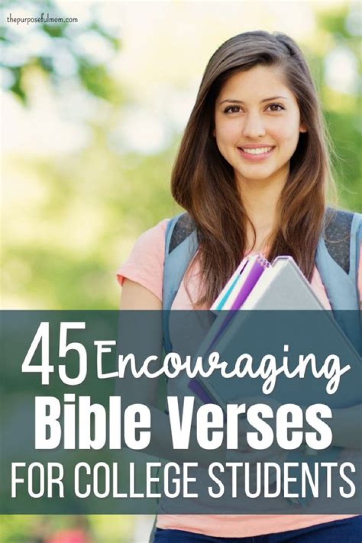 Encouraging Bible Verses For Students