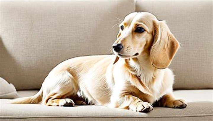 English Cream Dachshund Длинношёрстная