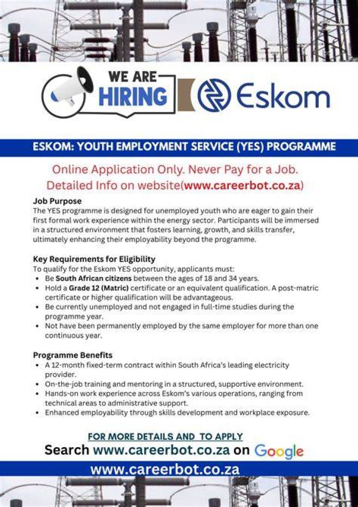 Eskom CEO job advertisement in 2019 vs 2023