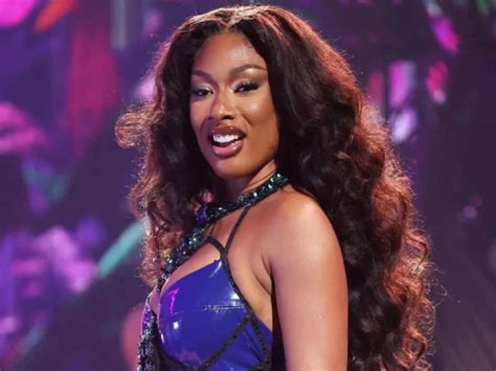 Even Megan Thee Stallion's Bangs Have the Perfect Lipstick Slant &mdash; See