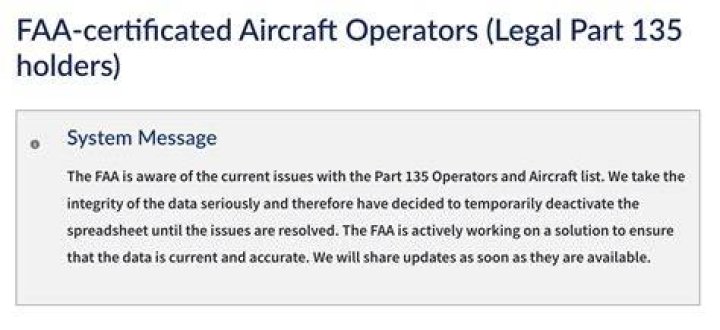 FAA Invites Part 135 Operators to Participate in Beta Release of Pilot