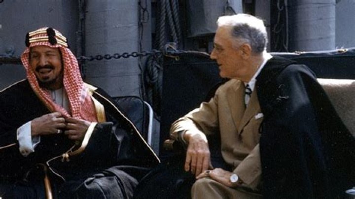 FDR meets with Saudi king, Feb. 14, 1945 POLITICO