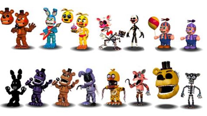 Fnaf 2 Characters Canon by aidenmoonstudios on DeviantArt