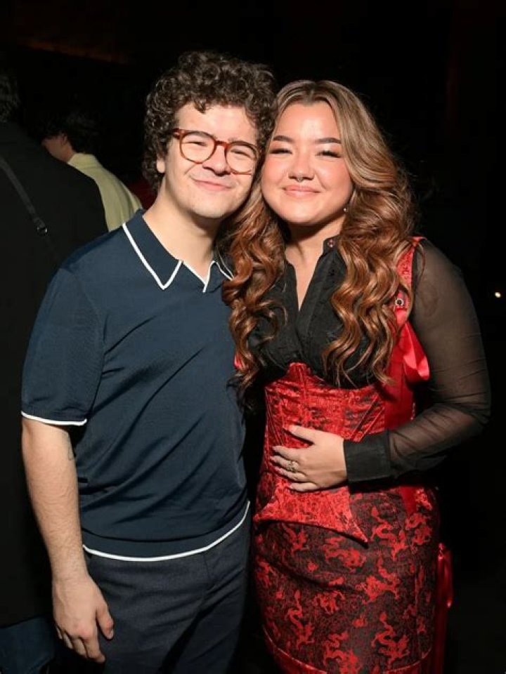 Gaten Matarazzo and his girlfriend at Prom Girlfriend