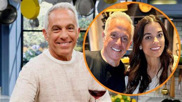 Geoffrey Zakarian and Heather Karaman attend "The Happy Prince" New