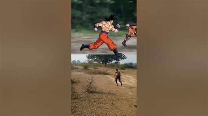 Goku running really fast YouTube
