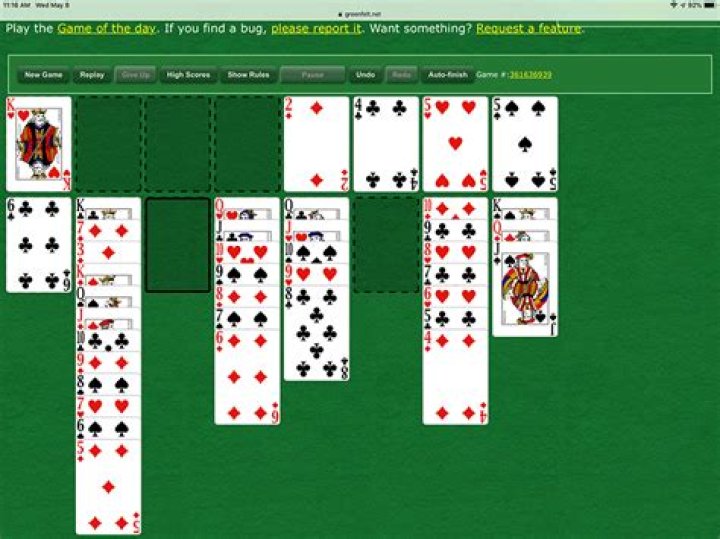 Green Felt Freecell Solitaire And Puzzle Games SHO NEWS