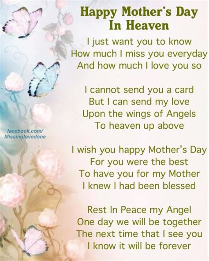 Heavenly mother Mom poems, Mother poems, Mom in heaven