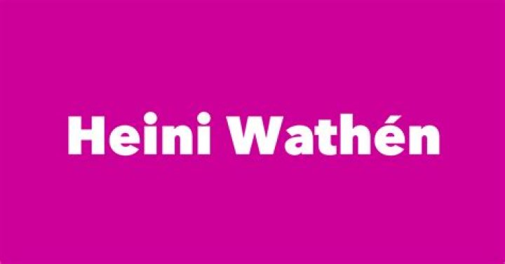 Heini Wathén-Fayed