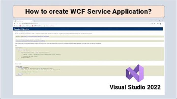 How do I add WCF to Visual Studio?