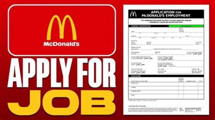How do I apply for a job at McDonalds?
